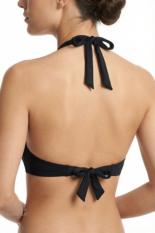 Penti  Siyah New Üçgen Twist Bikini Üstü