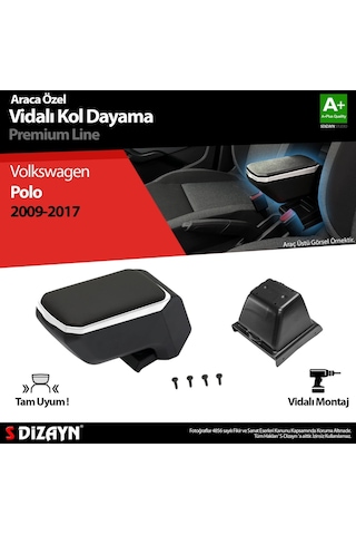 Volkswagen Polo 5 Abs Vidalı Kol Dayama Kolçak Gri 2009-2017 A+kalite