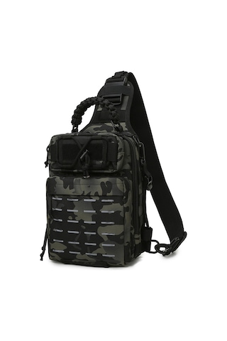 Xindoker Outdoor Çok Amaçlı Loya Çanta - Tek Omuzlu/çapraz Taşınabilir, Oxford Kumaş, Koyu Renk, Balıkçılık Malzemeleri İçin Tasarlanmıştır