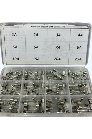 Cam Sigorta 6x30 180 Adet 12 Çeşit Mts006