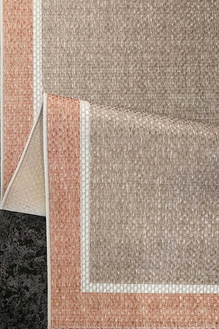 Natura Sisal Hasır Görünümlü Çift Bordürlü Halı Ntr35