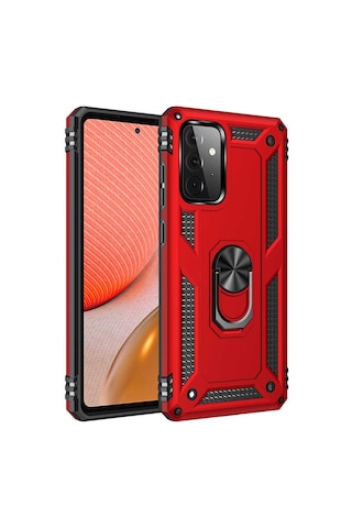 Zore Galaxy Uyumlu A72 Kılıf Msra Vega Kapak - Kırmızı Kırmızı