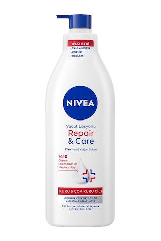 Nıvea Repair&care Kuru Ciltler Yoğun Nemlendirici Vücut Bakım Kremi 400 Ml - 2 Adet Tarı