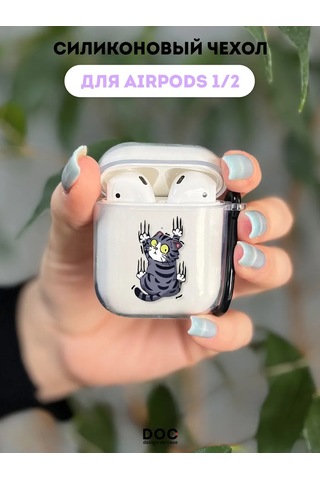 Designoncase Airpods Uyumlu 1/2 İçin Kedi Yavrusu Baskılı Kılıf 216469473 Beyaz