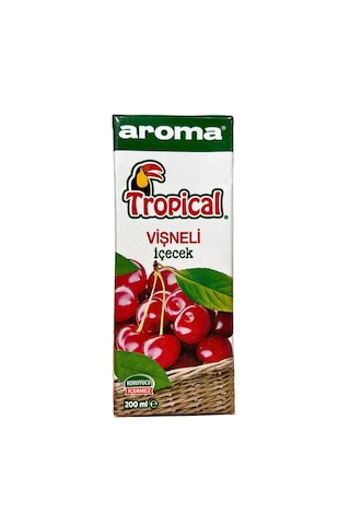 Aroma Tropical Vişneli İçecek 200 Ml X 27 Adet