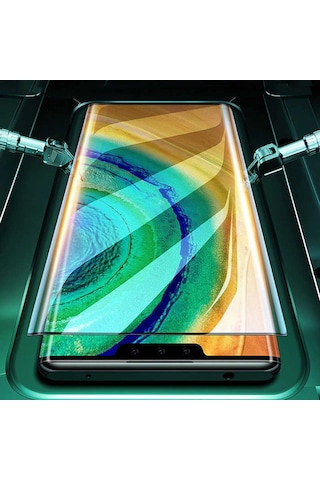 Noktaks - Huawei Mate 30 Pro Uyumlu - Ekran Koruyucu Süper Pet Ekran Koruyucu Jelatin - Şeffaf