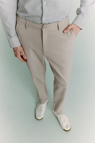 Defacto Tailored Fit Düz Paça Her Yöne Esneyen Yumuşak Tuşe Cepli Pantolon C7508ax26aubg766 Bej-bg766
