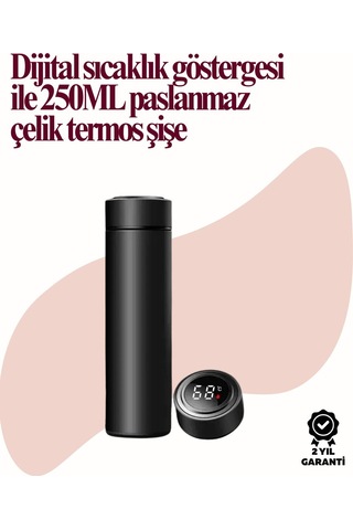 Hepsi Uzun Süre Isı Koruma Sağlayan Dijital Göstergeli Termos Najmaddin Çok Renkli