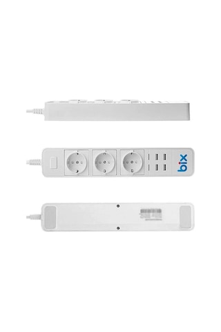 Bix BP-01 Android / Apple Uyumlu Wifi Akım Korumalı Hızlı Şarj Özellikli Akıllı Priz