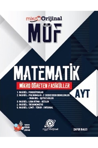 2025 Orijinal Mikro Ayt Matematik Möf Mikro Öğreten Fasiküller 2025 Orijinal Mikro Ayt Matematik Möf Mikro Öğreten Fasiküller
