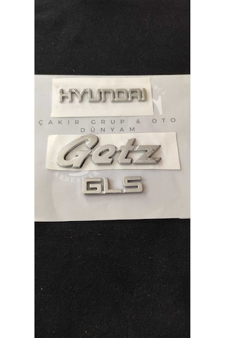 Hyundai Getz Gls Bagaj Yazısı 3'lü Takım Hyundai Getz Gls
