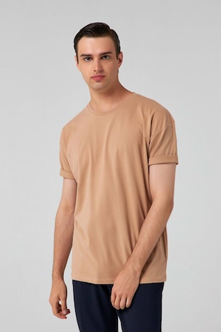 D's Damat Ds Damat Comfort Bej %100 Pamuk T-shirt 6HC14ORT02006 Bej