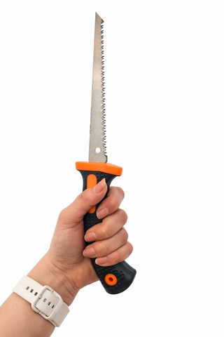 170 Mm Alçıpan Testeresi Manganez Çelik Dövme El Testeresi, Kaymaz Sap