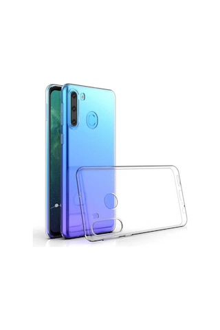 Galaxy M11 Kılıf Zore Şeffaf Ince Ve Esnek Süper Silikon Kılıf Renksiz