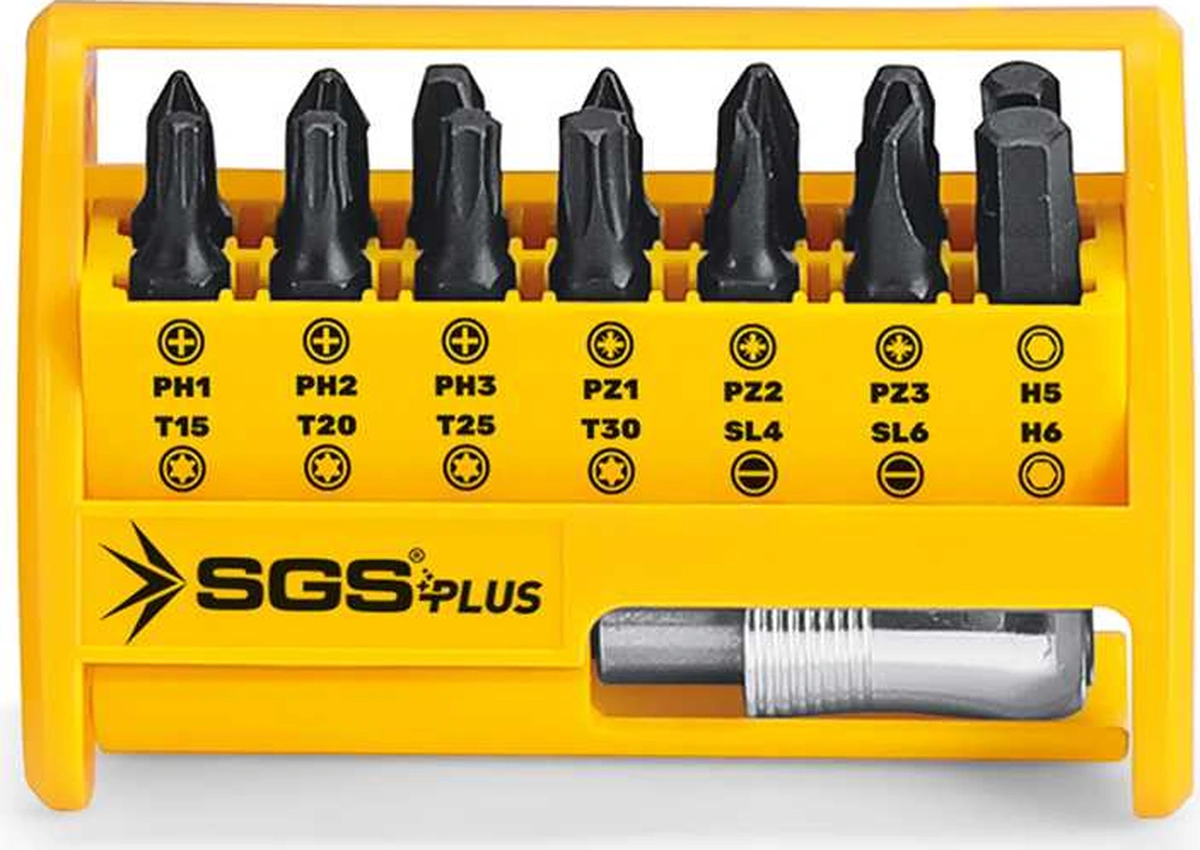 Sgs Bits Uç Ve Hızlı Adaptör Seti 15 Parça Sand-pro Series Sgs3870