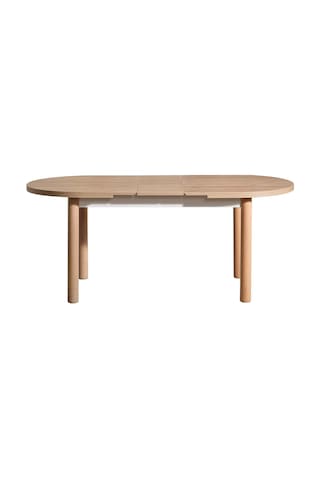 Masal Yemek Masası 90x156 Cm Beyaz - Kahverengi