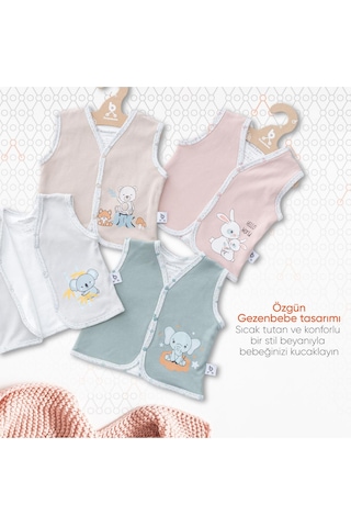 Gezenbebe Hero Bebek Yeleği Bej