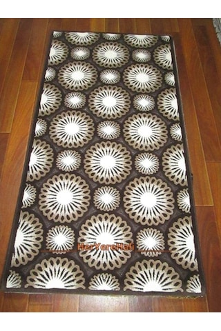 Serisonu Halı Bianco 5422Bkahve 80X150Cm