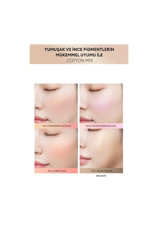 Missha Cotton Mix Blush Allık No.01