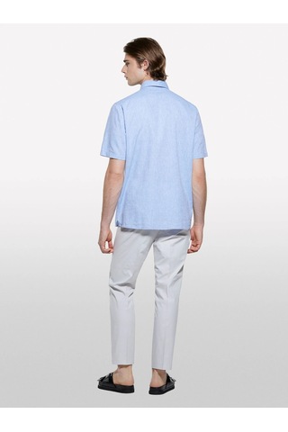 Sisley Pamuk Karışımlı Slim Comfort Fit Paraşüt Kanvas Pantolon Erkek Gri Pantolon - 325p4ytwsf05d