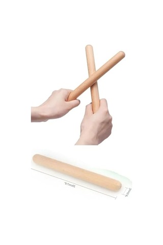 Ahşap Ritim Çubuk Seti, 20 Cm
