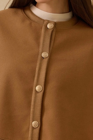 Kadın Katmanlı Kaşe Panço - Camel Camel