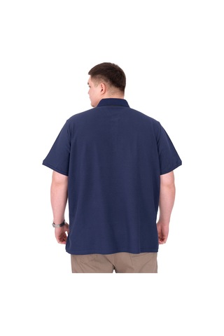 Mode Xl Büyük Beden Erkek T-shirt Polo Yaka Real U25309 İndigo İndigo