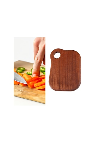 Suntek Ahşap Kesme Tahtası Servis Ekmek Meyve Sebzeler Için Abanoz S