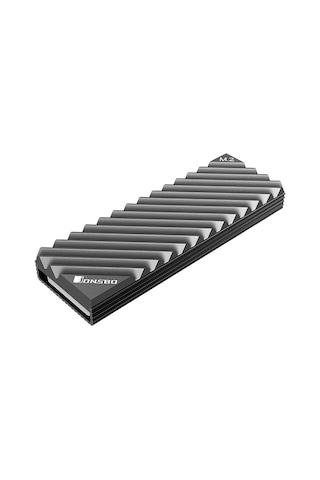 Reedark M.2 2280 Ssd Passif Soğutucu - Tam Alüminyum Radyatör, Anotasyonlu, Araçsız Kurulum, Gri