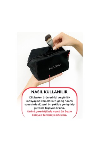 Missha Pouch B Round Büyük Boy Makyaj Çantası