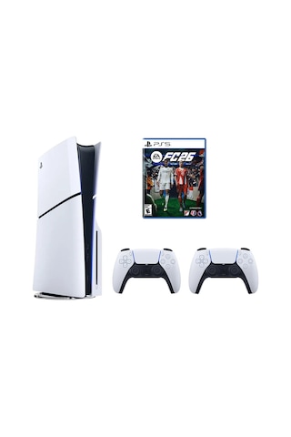Playstation 5 Slim Standart 1 Tb+ 2. Dualsense + Ps5 Fc26 Cd İthalatçı Garantili