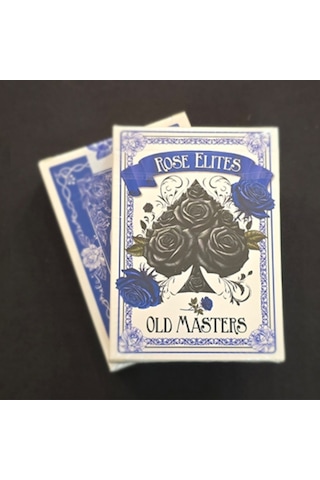 Rose Elites - Old Masters Blue Marked Deck İşaretli Premium Oyun Kağıdı İskambil Kartları Destesi