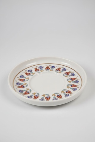 6 Kişilik Nodric Kenarlı Toledo Elegant Yaldızlı Çay Tabağı 11,5cm Beyaz