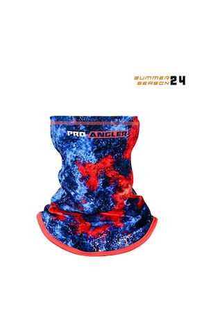 Fujin Pro Angler Neck Gaiter Boyunluk Red Reef Çok Renkli