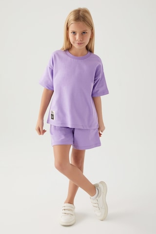 Rolypoly Holiday Lila Kız Çocuk Şort Takım 5274-43045 Lila