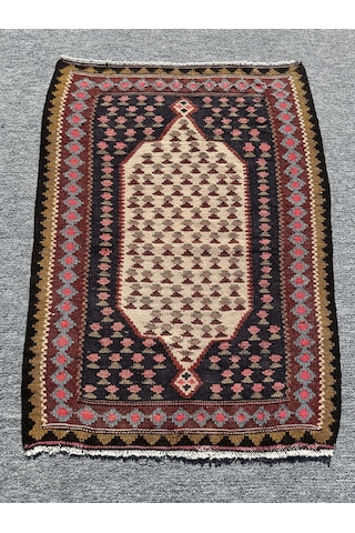 El Dokuma Mut Kilimi 63x84 Küçük Ölçü Yün Cicim Kilimi