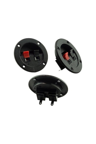 Electroon Ikili Hoparlör Terminali Yuvarlak 65Mm -50Adet