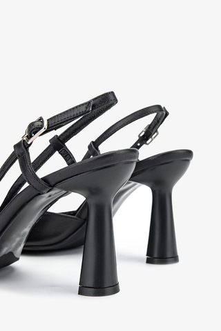 Valmenti Zirkon Kadın Siyah Hakiki Deri Topuklu Ayakkabı 453 2800 Bn Ayk Y24 Siyah