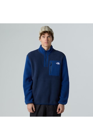 The North Face M Yumiori 1/4 Zip Erkek Polar-30472 Lacivert