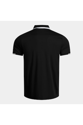 Joma Torneo Short Sleeve Polo Black Erkek Polo Yaka Siyah Tişört Siyah