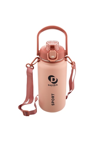 Daima Sport 1300 Ml 12 Saat Sıcak 24 Saat Soğuk Pembe Termos Pembe