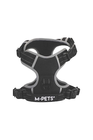 M-pets Hiking Reflektörlü Köpek Göğüs Tasması Siyah Large 45-95 Cm 244-58042.03 Çok Renkli