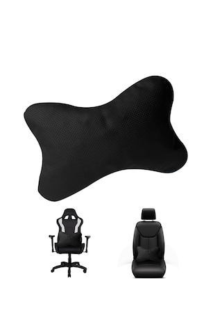 Microcase 3d Ortopedik Oto Araç Oyuncu Koltuk Bel Destek Yastığı 36x26cm 1 Adet Al4336 Siyah