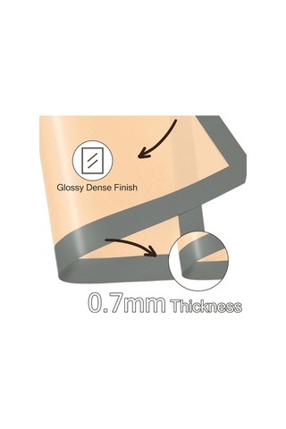 Maoyaya Silikon Pişirme Matı, 3'lü Paket Yapışmaz Fırın Paspası, Kurabiye Makarna Ekmek İçin Diğer