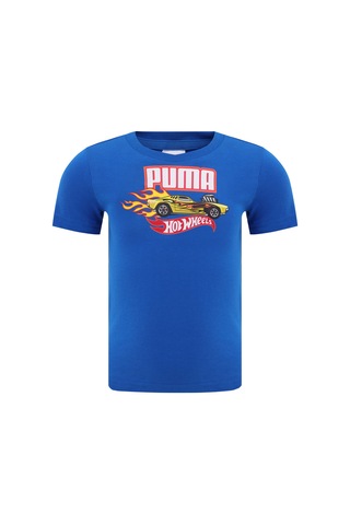 Puma X Hot Wheels Graphic Mavi Erkek Çocuk Kısa Kol T-shirt 000000000102230702