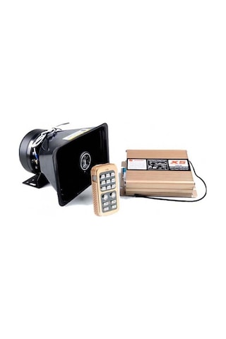 Profesyonel Polis Sireni Uzaktan Kumandalı Güçlü Siren 200w