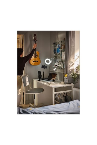 Ikea Örfjäll Çalışma Sandalyesi Oturma Yeri, Beyaz-vissle Açık Gri