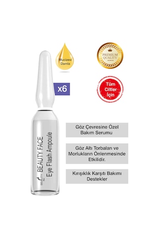 Beauty Face Göz Çevresi Serumu 6 x 2 ML