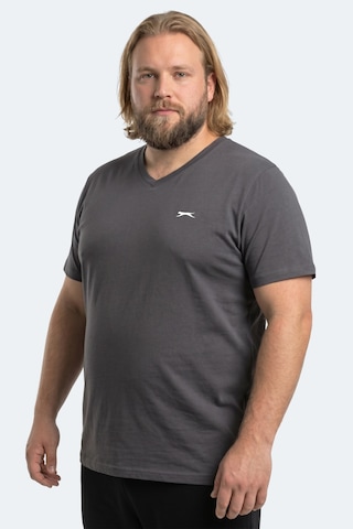 Slazenger Rıvaldo Jmb Erkek Büyük Beden Koyu Gri Tişört