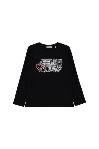 Hello Kitty 10-13 Yaş Sweatshirt - Siyah